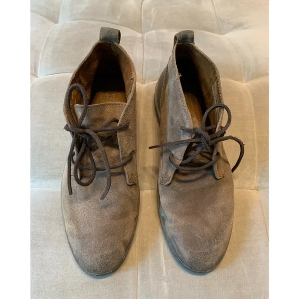 Born Brown Grey Suede Leather Elk II Men’s Chukka Boots Size 11.5